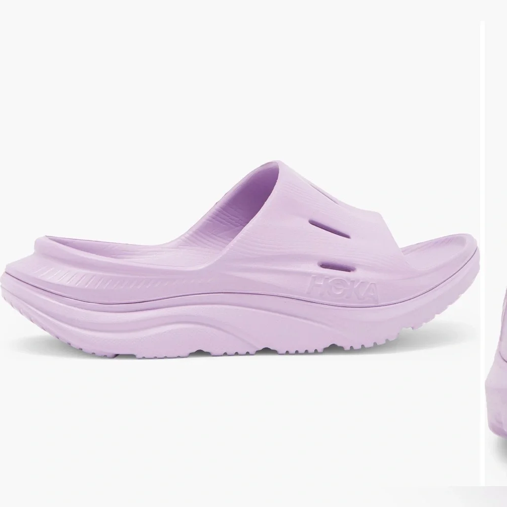 HOKA GENDER INCLUSIVE ORA RECOVERY SLIDE 3 SANDALS VIOLET BLOOM UNISEX